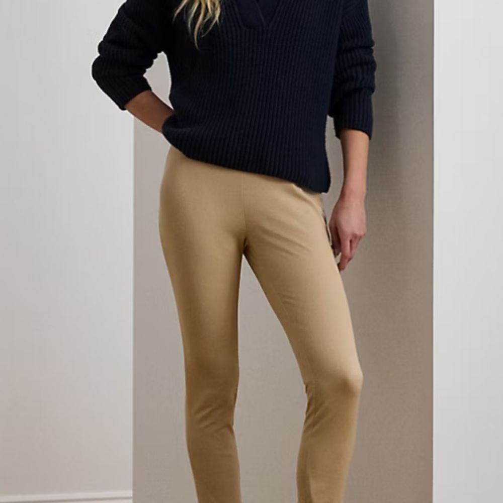 Lauren Ralph Lauren Tan Skinny Pant